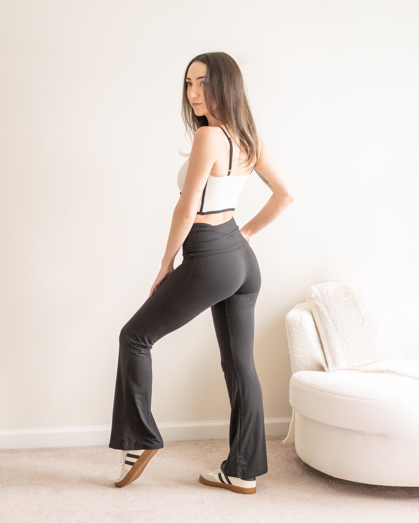 Lyra Soft Knit Foldover Flare Set