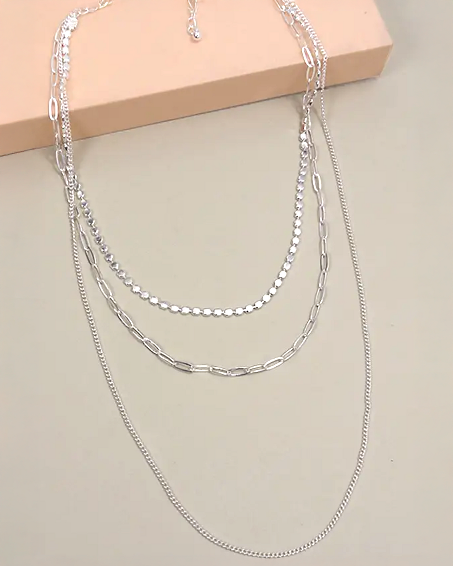 Penny Lane Multilayer Necklace - Silver