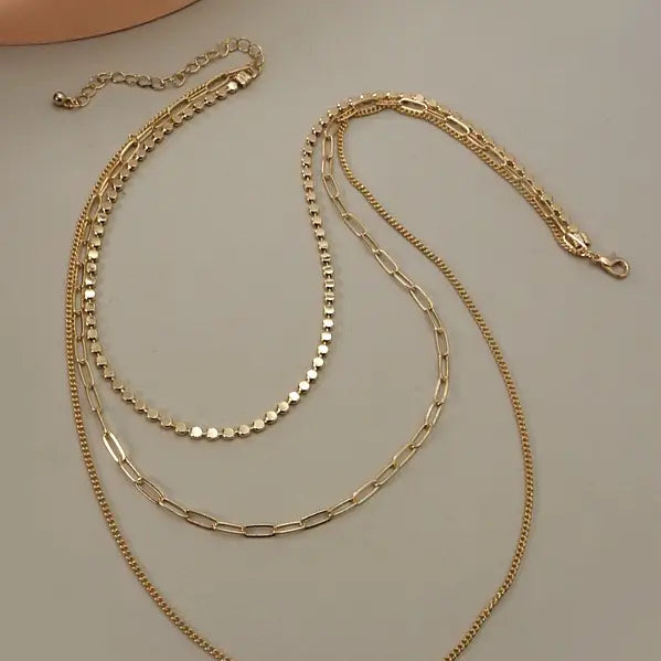 Penny Lane Multilayer Necklace - Gold