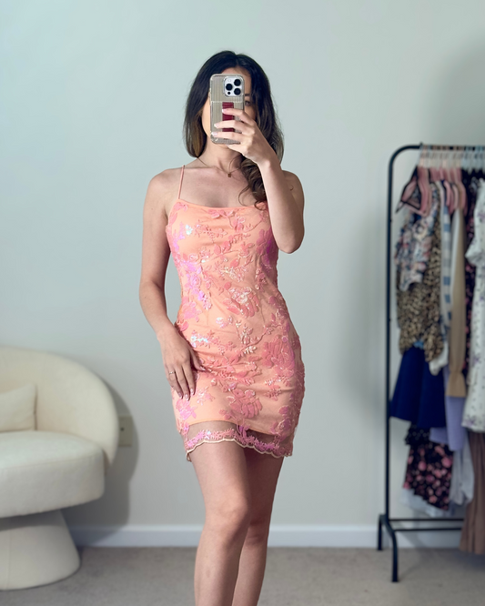 s | Lucy in the sky sequin mini dress