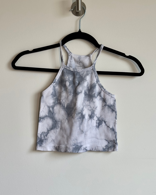 s/m | tie dye ribbed seamless bralette/tank