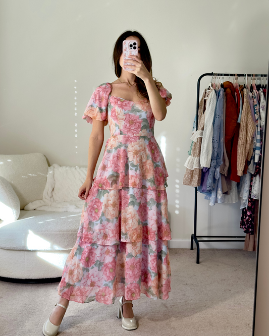 s | new with tags altar'd state Ellie floral maxi dress