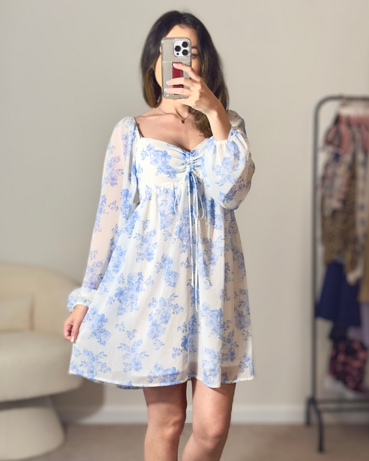 m | new with tags altar'd state floral flowy dress