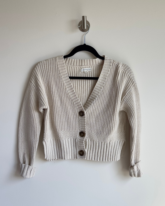 xs | neutral cardigan aeropostale