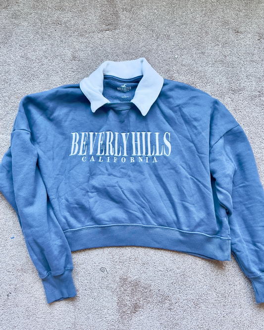 l | hollister collared pullover "Beverly Hills"