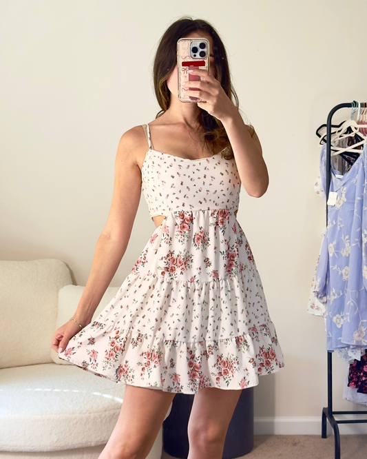 XS, s, m | new with tags altar'd state floral cutout mini dress