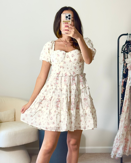 m | new with tags altar'd state Harlow floral mini dress