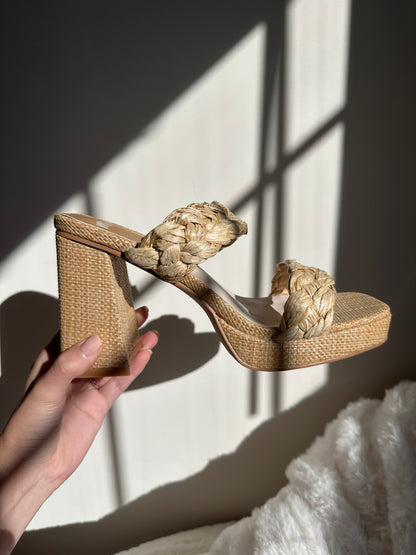 7.5, 8 | new with tags Altar’d state Chloe wedge heel