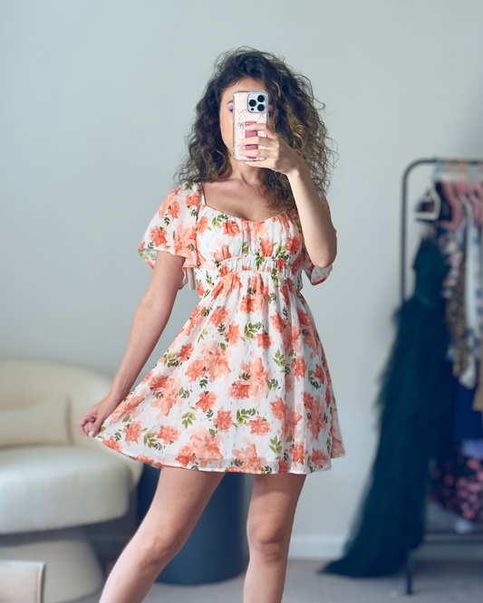 XS & L | new with tags altar'd state clementine floral mini dress