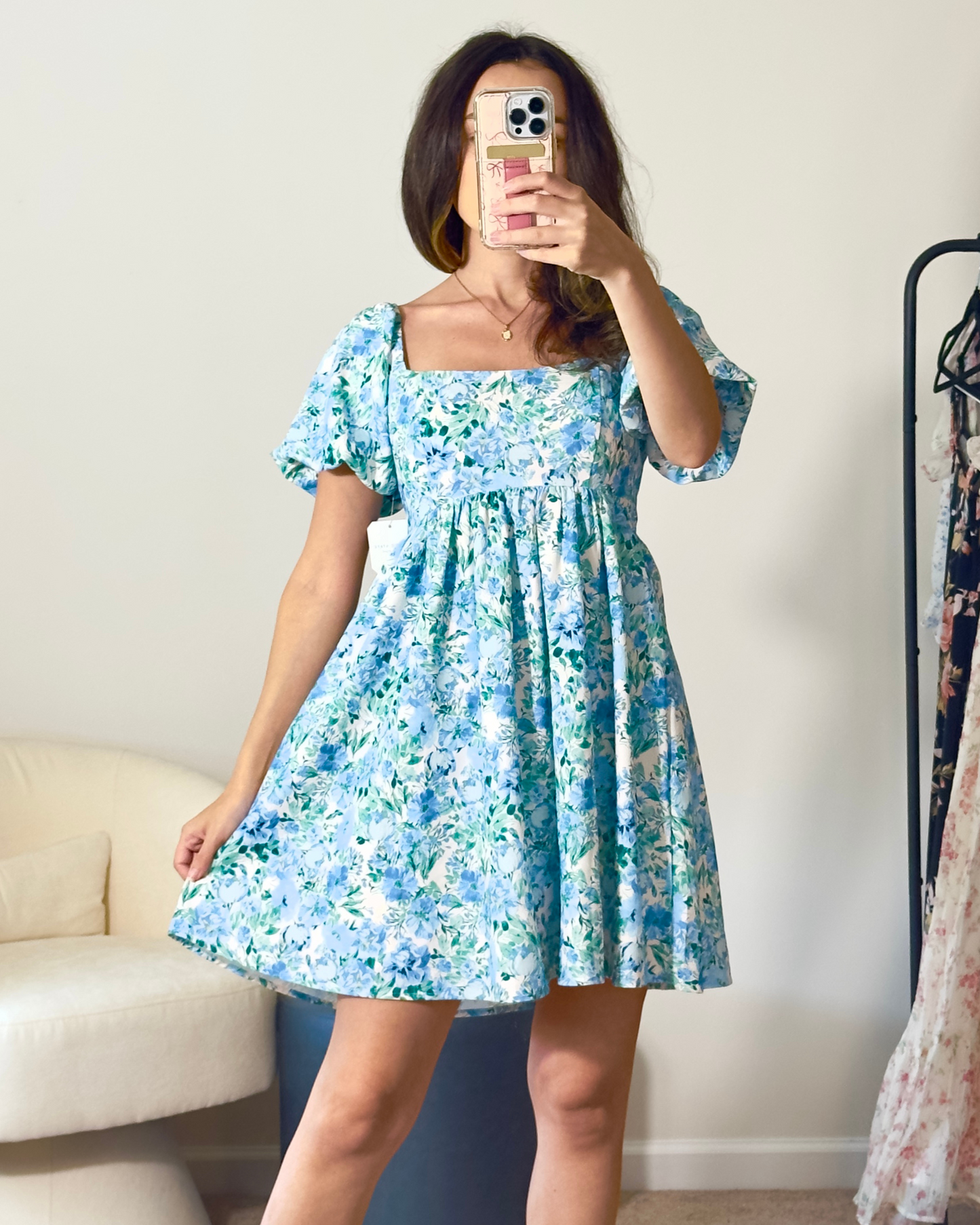 XS, s, m | new with tags altar'd state Bristol puff sleeve dress