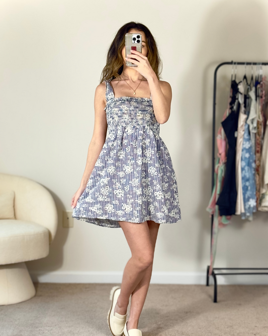 s | new with tags american eagle floral cross back dress