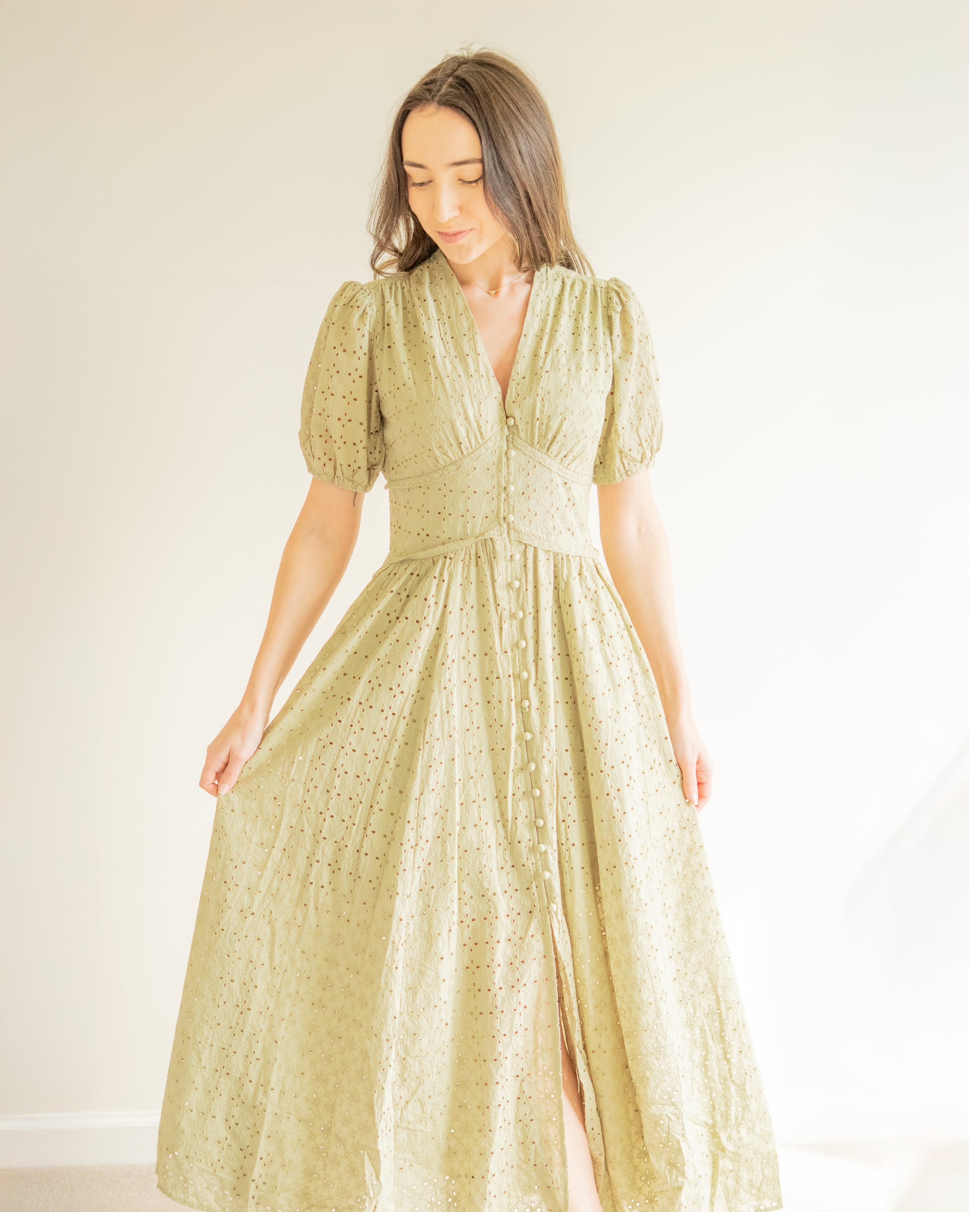 yellow cotton dress song Selvedge Song Maxi Dress | Handwoven Cotton Silk
