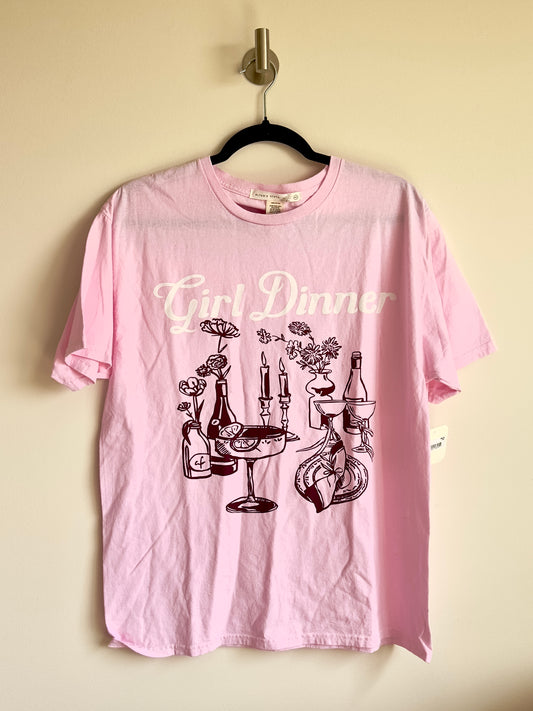 m/l | new with tags altar's state girl dinner graphic tee