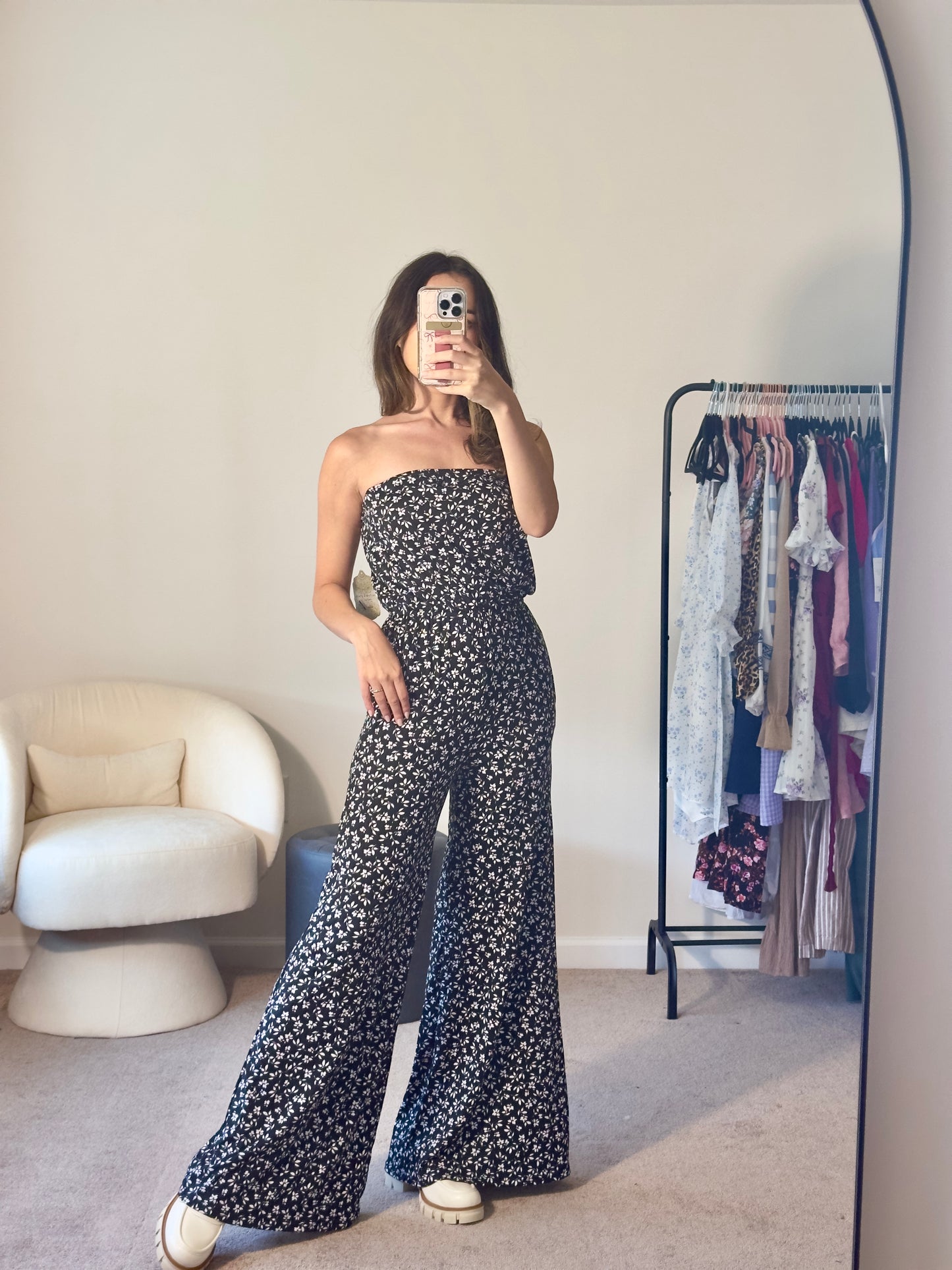 m | new with tags altar'd state strapless jumpsuit