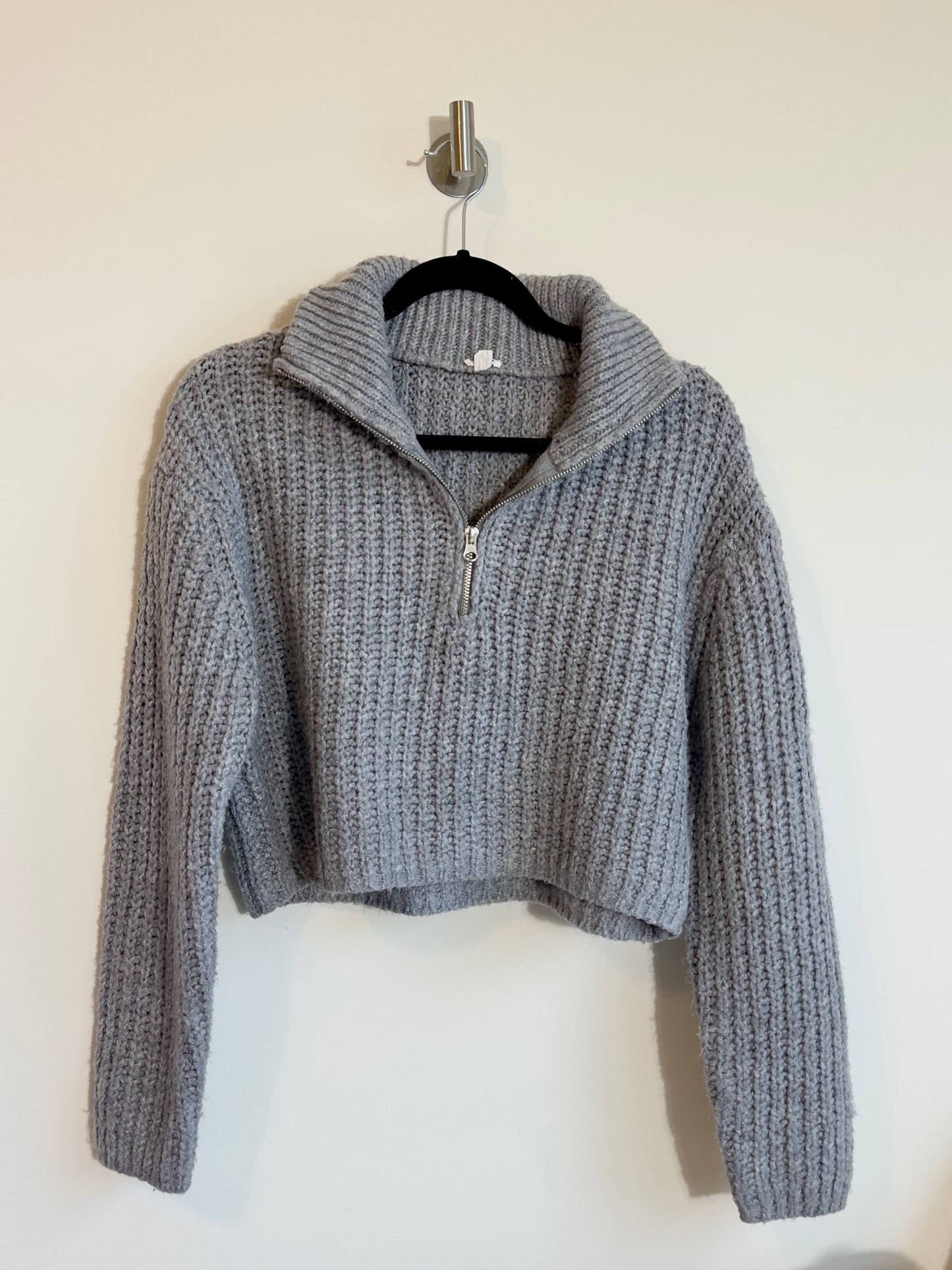 XS | quarter zip sweater pullover