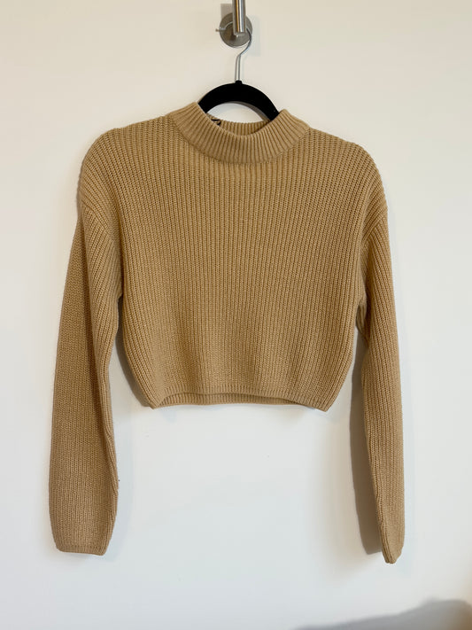 XS | h&m cozy brown sweater