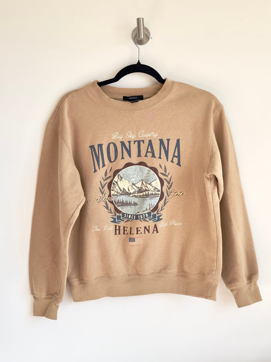 s | forever 21 Montana graphic crewneck (has some pilling)