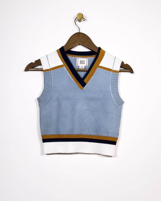 xs/s | new with tag's urban outfitter's sweater tank (blue)