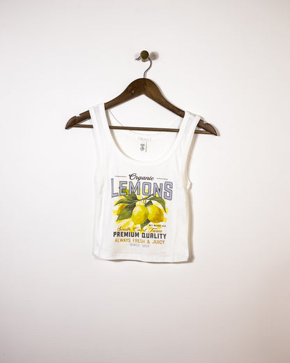 xs / s / m | tilly's new with tags lemon tank top