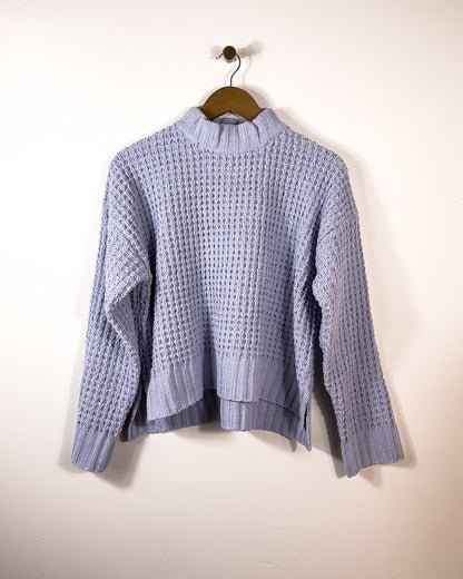 xs & m | new with tags altar'd state chenille periwinkle sweater