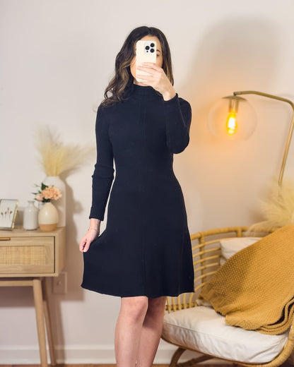 s | new with tags altar'd state black ribbed sweater dress