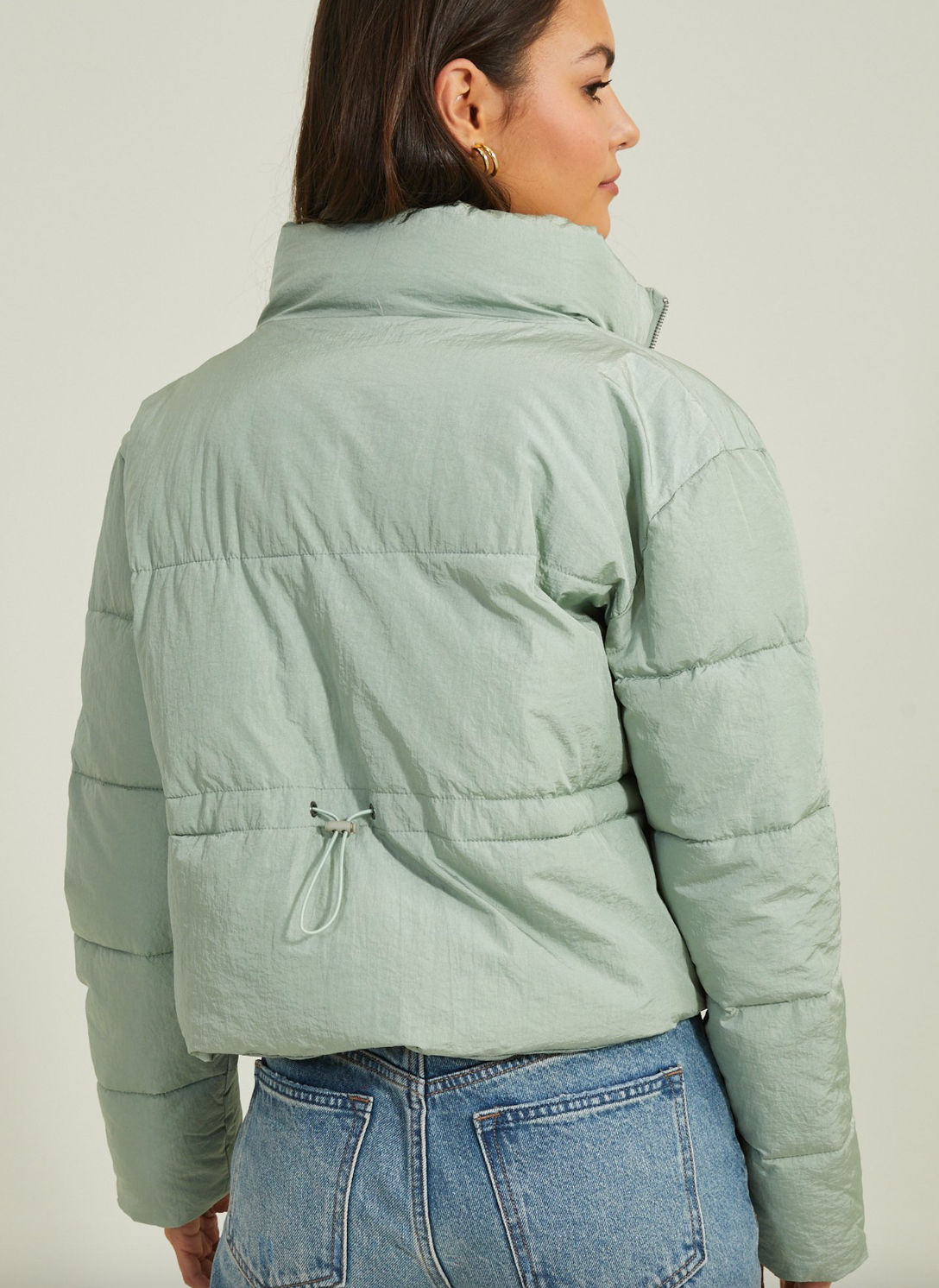 xs | altar'd state new with tags icy blue puffer coat