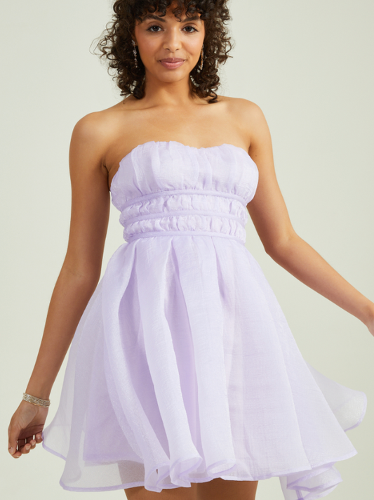 xs, s, m | new with tags altar'd state lilac strapless dress