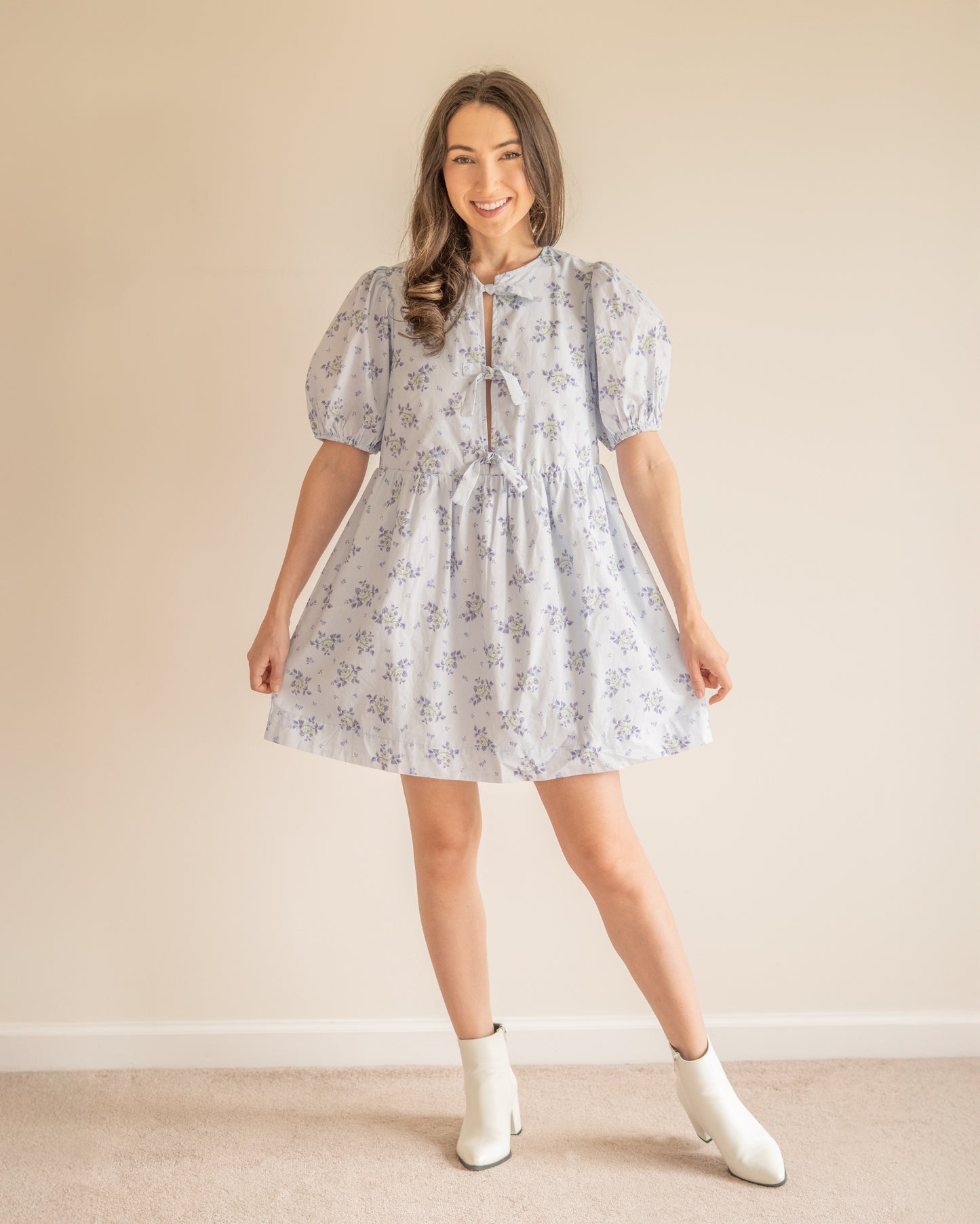 Bluebell Bliss Mini Dress