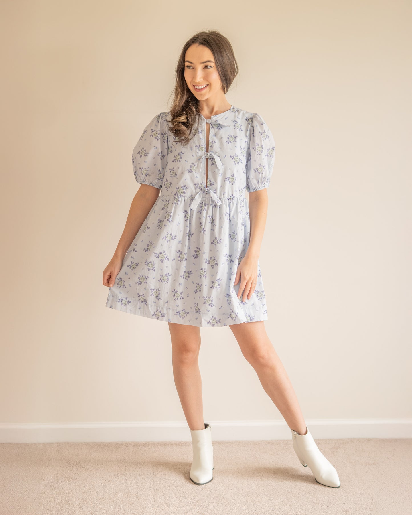 Bluebell Bliss Mini Dress