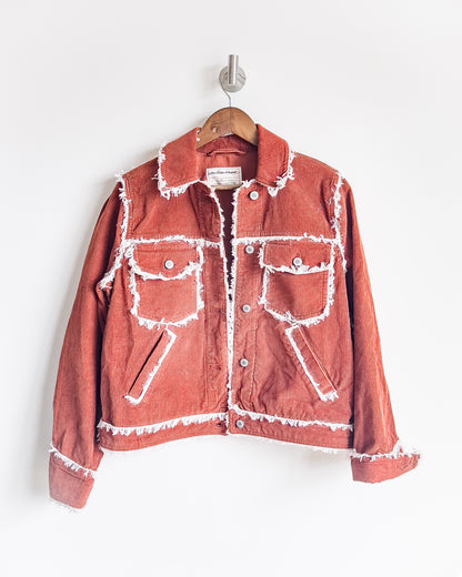 xs | free people intentionally frayed heartland workwear corduroy jacket