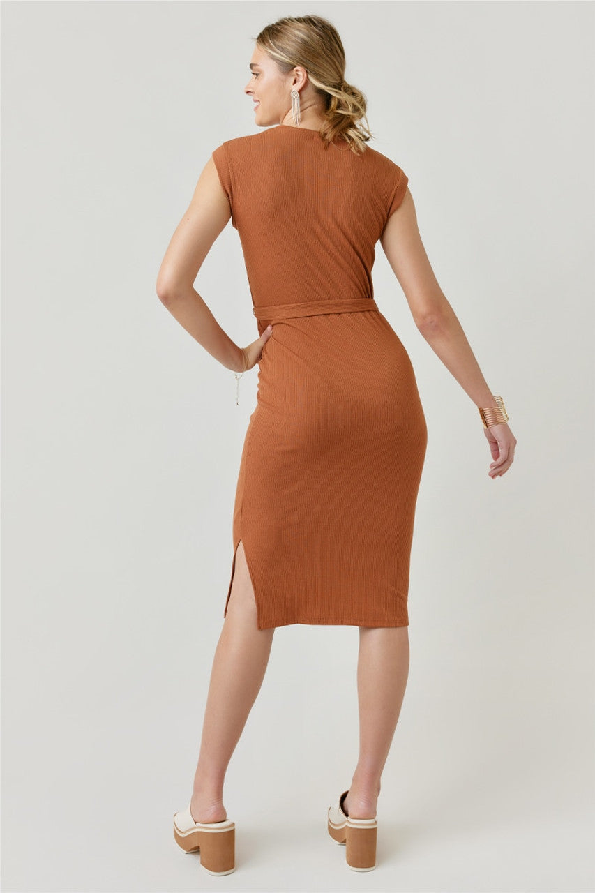 m, l, xl | new with tags francesca's synthia ribbed knit midi dress