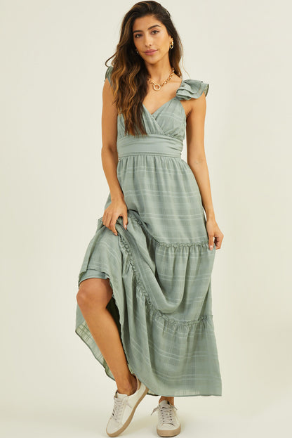 s & l | new with tags altar'd state Anna flutter sleeve maxi dress