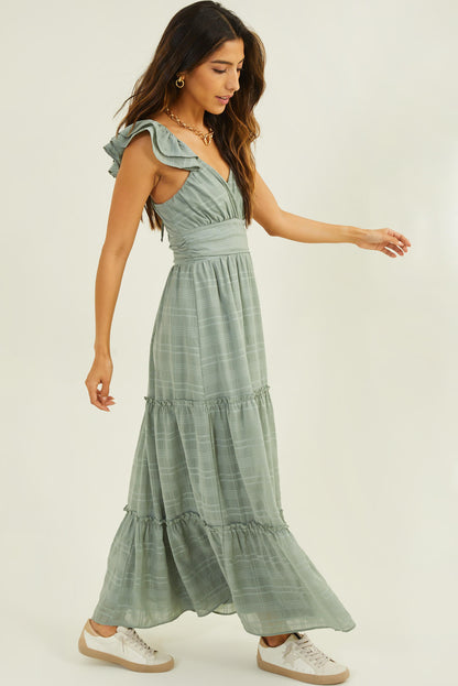 s & l | new with tags altar'd state Anna flutter sleeve maxi dress